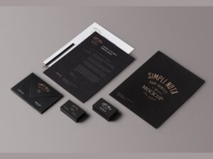 Stationery Branding Mockup Collection Free Download PSD File