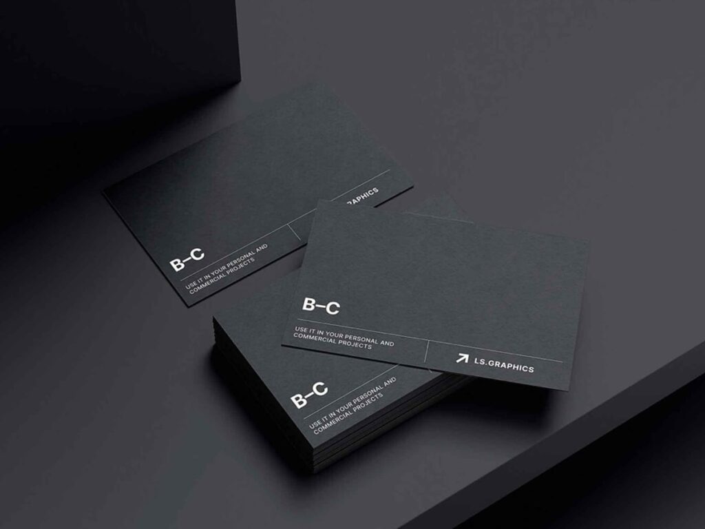 Elegant Business Cards Mockup Free Download PSD File