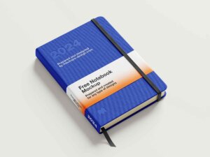 Thick Notebook Mockup Free Download PSD File