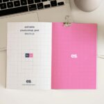 Workplace Sketchbook Mockup Free Download PSD File