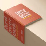 Edge Hardcover Book Mockup Free Download PSD File