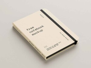 Notebook Mockups Free Download PSD File