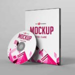 DVD Case Mockup Free Download PSD File