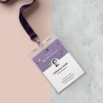 Identity Card Holder Mockup PSD File Free Download