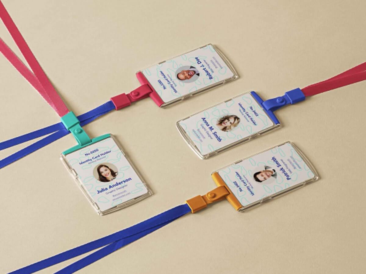 ID Card Holder Mockup Free Download PSD File