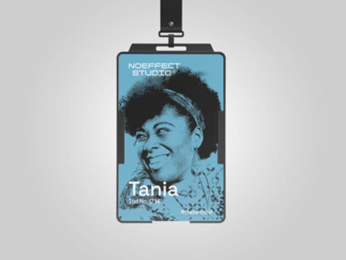 ID Card Badge Holder Mockup Free Download PSD File