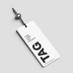 Minimal Label Tag Mockup Free Download PSD File